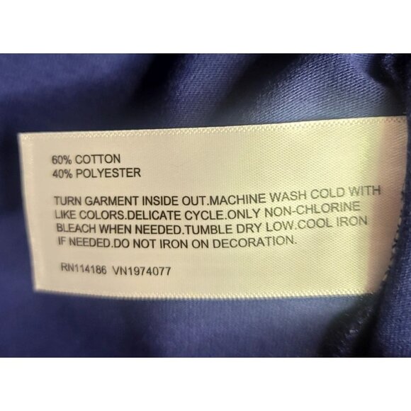 Prince Pickleball Navy XXL Cotton Blend Crew Neck Graphic Tee - Picture 4 of 6